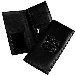 ABYS Genuine Leather Wallet for Men and Women (Black_3273IA)