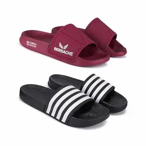 BERSACHE Lightweight Stylish Wedge Sandal for Men-6043-3116 Multicolor