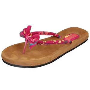 Footrendz Women's Pink Fashion Slippers_6 UK (39 EU)(RSNCH-3352PI)