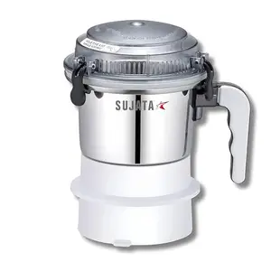 AURA PLAY Sujata Chutney Jar 400ML with 3 Locks Lid - 2024 Model. For Sujata 900W Mixer Grinder