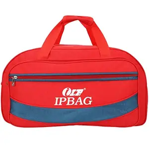 IP Bags Waterproof Polyester Lightweight Luggage Travel Duffel Bag (Red) with Laptop BagPack