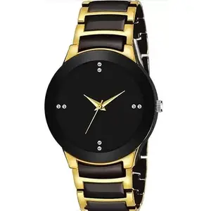 AFFORD MART Classic Analog Gold Dial Men's Stylish Brandesd Watch