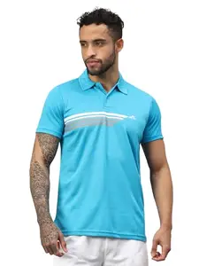 Vector X VTD-300-C Men's Printed T-Shirts (Sky Color) (XXL)