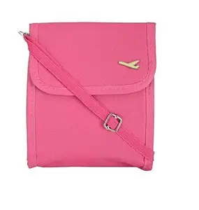 Mezon's Passport Bag Hanging Passport Pouch Sling Bag For Credit Cards, Travel Documents, Money & Mobile - Multi Color