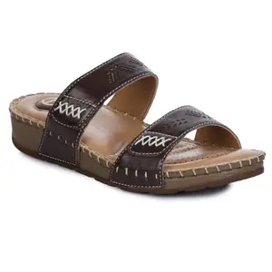 Liberty Men's Flats Sandal, Brown, 7 UK