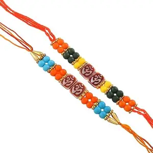 Superstore18 Rakhi for Bhaiya Bhabhi for Rakshabandhan (Pack of 2) SST5231RKSC