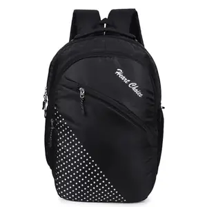 stylish college school travel office bag Casual laptop compartment Casual Bag for Men Women Boys Girls Travel Backpack Bindi Bag (Black)