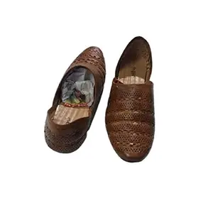 IDR Footwear Choco Brown Latest Stylist Casual Mojari/Nagra Shoes for Men Size-10