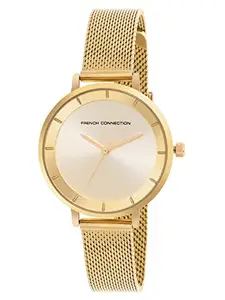 French Connection Analog Rose Gold Dial Women's Watch-FCN00016E