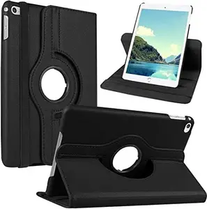 Forever MOBILES 360° Rotating Case Cover for Apple iPad mini 1/2/3, 7.9 inch, Black, Synthetic Leather