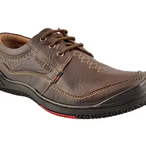 Buckaroo TENO Genuine Leather Brown Casual Shoes for Mens: Size UK 7