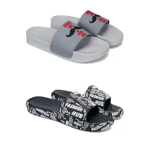 Men's Sandals | Lightweight Wear| Stylish & Easy to Wear For Men's PCV-SAN-(2-COMBO)-1590-3103-10