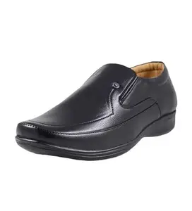 Men's Faux Leather Formal Shoes (Black, 6)-PID53508