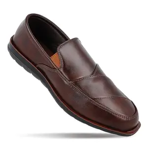 WALKAROO Men's Brown Formal Shoe(WG5775) 6 UK