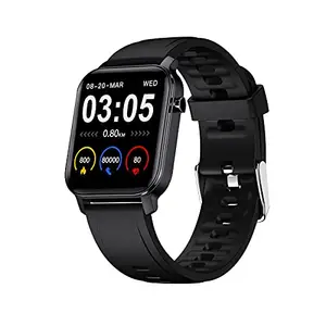 Maxima Max Pro X2 1.4" Full Touch Screen Black Smart Watch