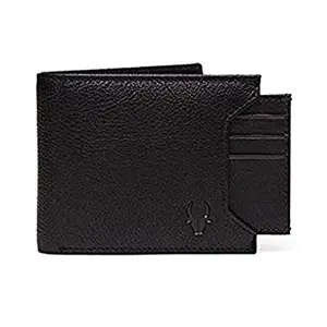 WildHorn Old River Black Leather Wallet for Mens/Boys