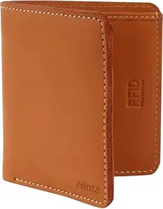 HINTZ Genuine Leather 100% Pure Wallet/Card Holder/Money Clip RFID Protected Multiple Card Slots Slim Stylish New Products