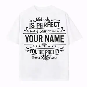 Crafted Signature Pure Cotton Graphic Print Round Neck Half Sleeves Regular Fit Unisex T-Shirt Featuring Viking Warrior Design “Never Underestimate The Power Your Name” _(07-TS-Nobody)