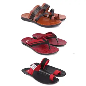 Men's Sandals | Lightweight | Stylish & Easy to Wear For Men's GR-SAN-(3-COMBO)-3151-3129-3133-9