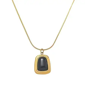 MYKI Regal & Attractive Anti Tarnish Stainless Steel Necklace For Women & Girls