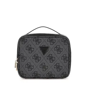 Guess Women's Coal Logo Printed Travel Bags| Ladies Purse Handbags | Gift For Ladies