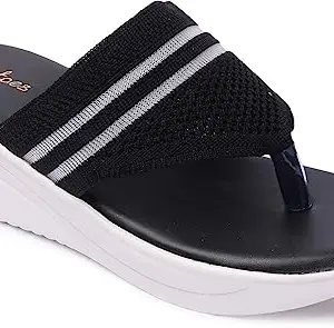 Picktoes Grey Wedge Sandals With Laser Cuts