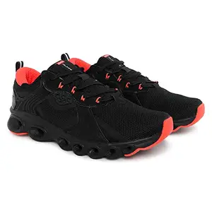 ANTA Mens 81945582-1 Black/D.Red/White Running Shoe - 8 UK (81945582-1)