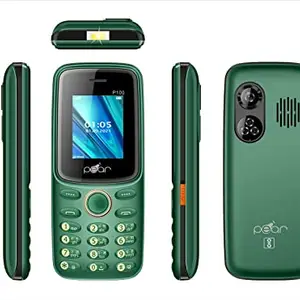 MTR PEAR P100 (Green) Phone with 1.8 INCH Display,3000 MAH Battery,Contains Many Indian Language,Basic Keypad Phone price in India.