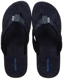 United Colors of Benetton mens Flip Flop Slipper (Navy_6 UK_21P8CFFPM833I)