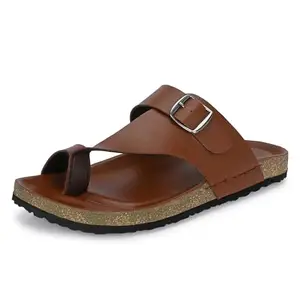 Centrino Men's Sandals | Stylish & Comfortable with Cushioned Insole | Adjustable Straps for a Secure Fit | Durable & Versatile for Everyday Wear 6604-3_Tan_6