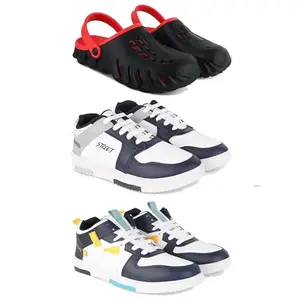 Men's Sports Shoes | Lightweight Stylish & Easy to Wear for Men'sGR-SPO-(3-Combo)-3148-1075-1074-7 Multicolor