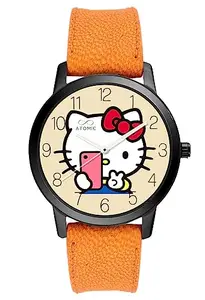 Atomic Hello Kitty (Kids Series) Analog Watch - for Boys & Girls | with Trending Orange Strap & Design