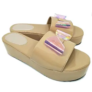 KLAUR MELBOURNE Women Beige Casual Sandals 178-69A