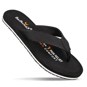 WALKAROO WH3810 Mens Casual Wear and Regular use Slippers for Indoor and Outdoor - Black