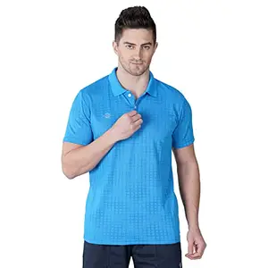 Nivia Ray_13 Polo T_Shirt for Men (Indigo Blue,XS)