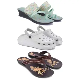 Women's Comfortable Sandal,Casual Lightweight Sandal for Everyday Wear | (Combo-3)-1954-OO5-O21-5-EURO-36