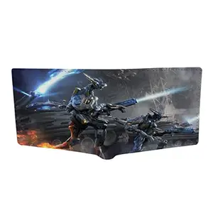 CRAFTSEVER Canvas Wallet for Men and Boys 6 Card Holder Wallet,bi fold Canvas Printed Genuine Wallet and Purse Card Holders for Men (Tan)