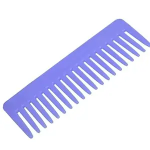 SBWC Fashion Travel and Short Hair Hair Big Teeth Comb Thick Wide Teeth Hair Shampoo Combs for Women's (Multi-color) Large Comb (Pack of 1)