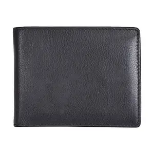 Leatherman Fashion LMN Genuine Leather Black Brown Unisex Wallet(13 C Slot)