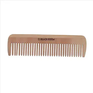 C I Black Boom Neem Wooden Hair Comb Healthy Haircare For Men & Women | Combo | Pack Of of 4 - Co8