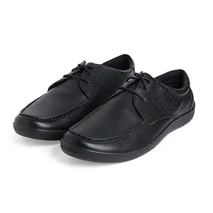 Ergon Quentin Lace Up Men Black Dress Casual Shoes (Numeric_10)