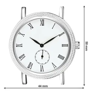 White Chronograph Working/Side Second Analog Watch for Men LR165