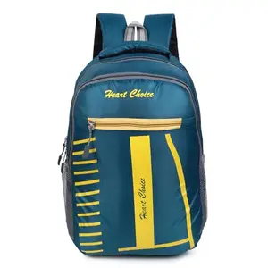 stylish college school travel office bag Casual laptop compartment Casual Bag for Men Women Boys Girls Travel Backpack Yellow Patti Bag (Green)