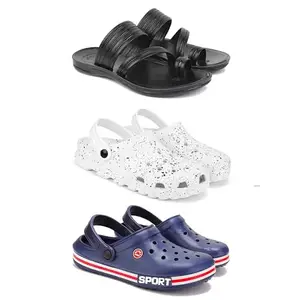 Men's Sandals | Lightweight Wear| Stylish & Easy to Wear For Men's PCV-SAN-(COMBO-3)-3152-3057-3015-7