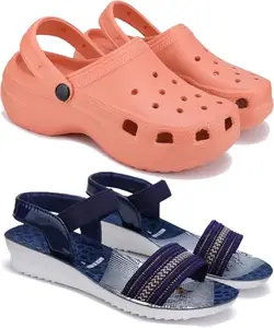 BERSACHE Extra Soft Classic Casual Flip Flops for Women with Regular wear | Ultra Soft & Flexibility Technology | Combo(PP)-7066-1930 Multicolor