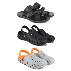 DRACKFOOT Men's Sandals | Lightweight Wear| Stylish & Easy to Wear For Men'sGRT-SAN-(3-COMBO)-3152-3144-3150-6