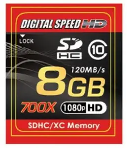 Digital Speed 8Gb 700X Professional High Speed 120Mb/S Error