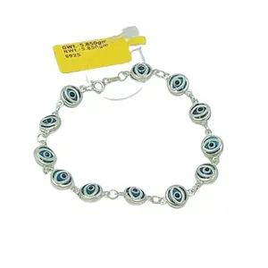 APEX 925 Sterling Silver Evil Eye 925 Bracelet for Women and Girls | With Certificate of Authenticity and 925 Stamp