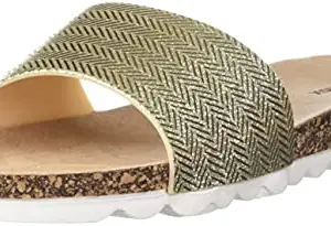 MAX Textured Sliders (SU21WFPM2002GOLD_GOLD_37)