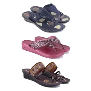 Women's Comfortable Sandal,Casual Lightweight Sandal for Everyday Wear | BTS-(3-COMBO)-1973-1886-1951-6-EURO-37